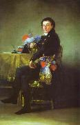 Francisco Jose de Goya Ferdinand Guillemardet French Ambassador in Spain. oil painting